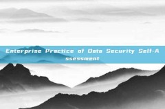 Enterprise Practice of Data Security Self-Assessment