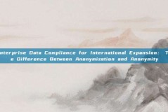 Enterprise Data Compliance for International Expansion: The Difference Between Anonymization and Anonymity