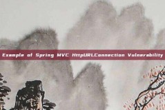 Example of Spring MVC HttpURLConnection Vulnerability