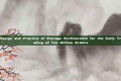 Design and Practice of Storage Architecture for the Daily Trading of Ten Million Orders