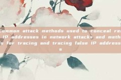 Common attack methods used to conceal real IP addresses in network attacks and methods for tracing and tracing false IP addresses