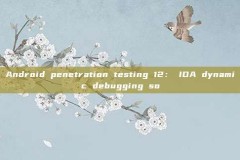 Android penetration testing 12: IDA dynamic debugging so