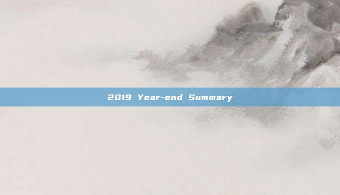2019 Year-end Summary