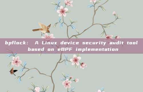 bpflock： A Linux device security audit tool based on eBPF implementation