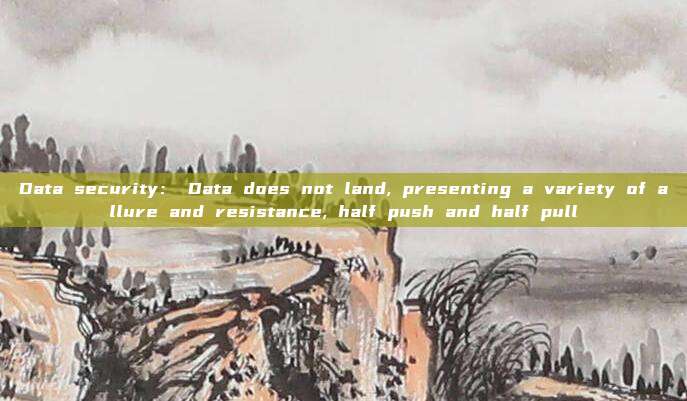 Data security: Data does not land, presenting a variety of allure and resistance, half push and half pull