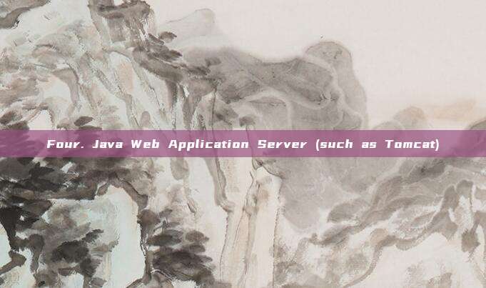Four. Java Web Application Server (such as Tomcat)