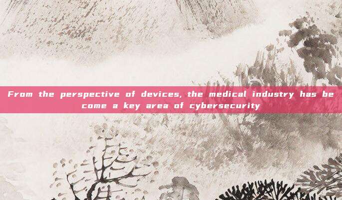 From the perspective of devices, the medical industry has become a key area of cybersecurity
