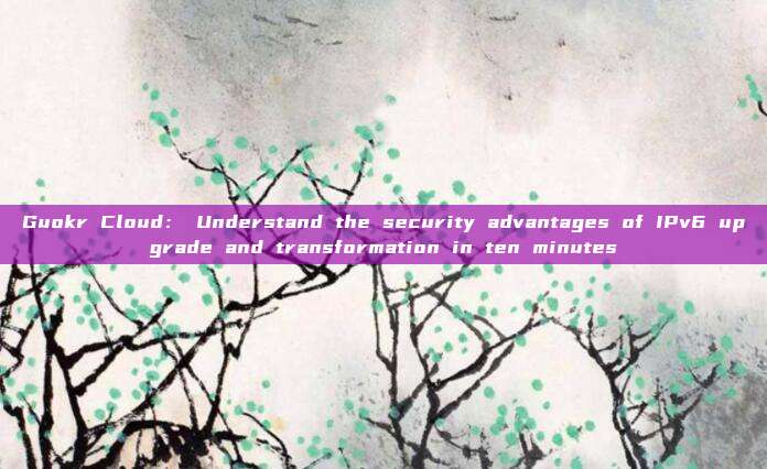 Guokr Cloud: Understand the security advantages of IPv6 upgrade and transformation in ten minutes