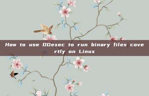 How to use DDexec to run binary files covertly on Linux