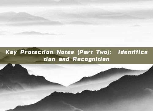 Key Protection Notes (Part Two)： Identification and Recognition