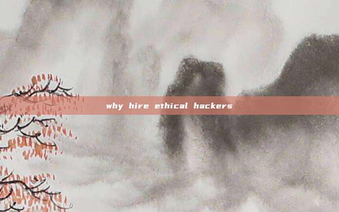 why hire ethical hackers