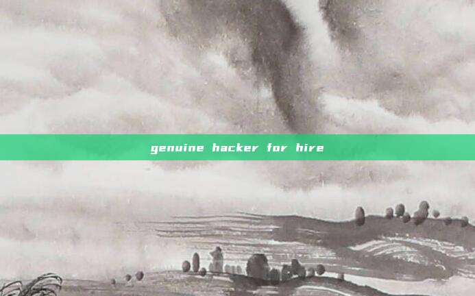 genuine hacker for hire