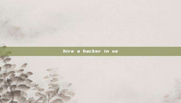 hire a hacker in sa
