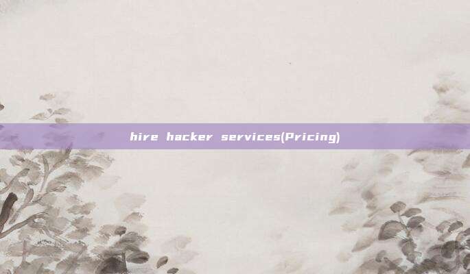hire hacker services(Pricing)