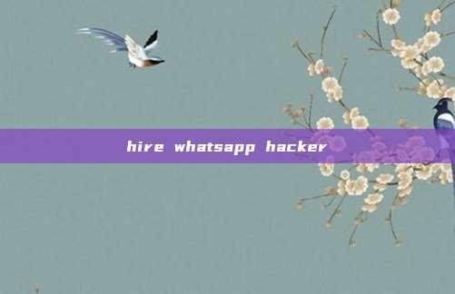 hire whatsapp hacker
