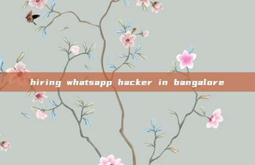 hiring whatsapp hacker in bangalore