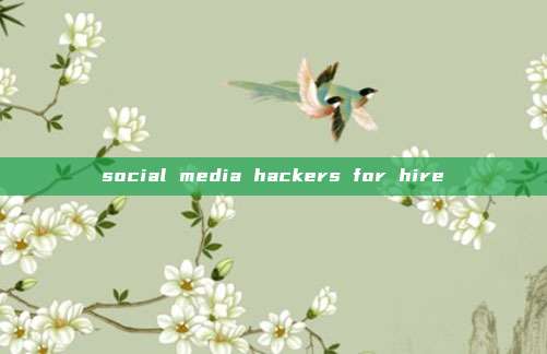 social media hackers for hire