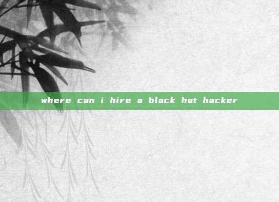 where can i hire a black hat hacker
