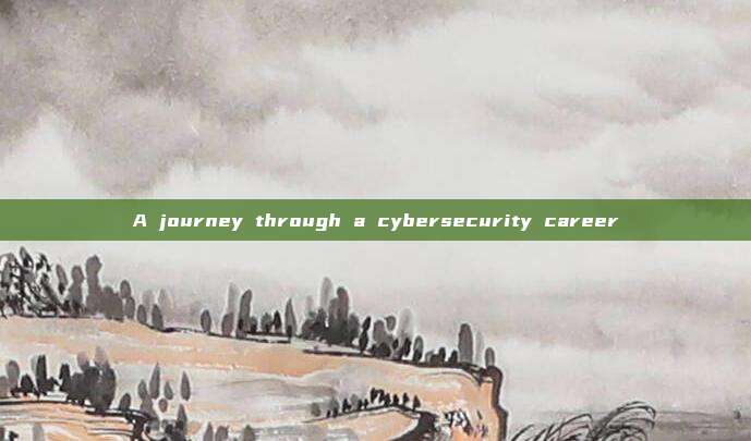 A journey through a cybersecurity career