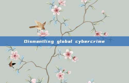 Dismantling global cybercrime