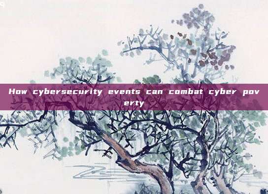 How cybersecurity events can combat cyber poverty