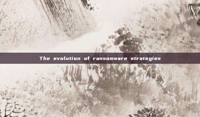 The evolution of ransomware strategies